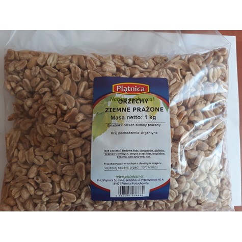 PIĄTNICA ORZESZKI ZIEMNE PRAŻONE BEZ SOLI 1kg/15