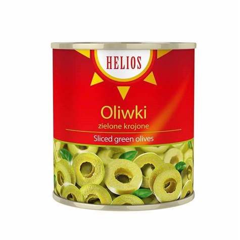 GREEK OLIWKI ZIELONE KROJONE 3,1kg/1,56kg/ HILLIOS