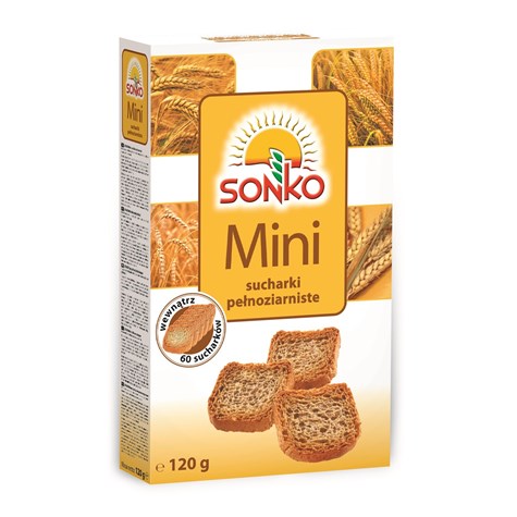 SONKO TOSTY MINI PEŁNOZIARNISTE 120g /18/