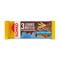 SONKO 3 LEKKIE WAFELKI W CZEK.MLECZNEJ B/C 36g /11/