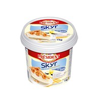 PRESIDENT SKYR SKYRNIKOWY WANILIOWY 1KG /6/ WIADERKO