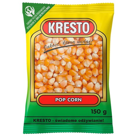 KRESTO POPCORN ZIARNO 150g/15