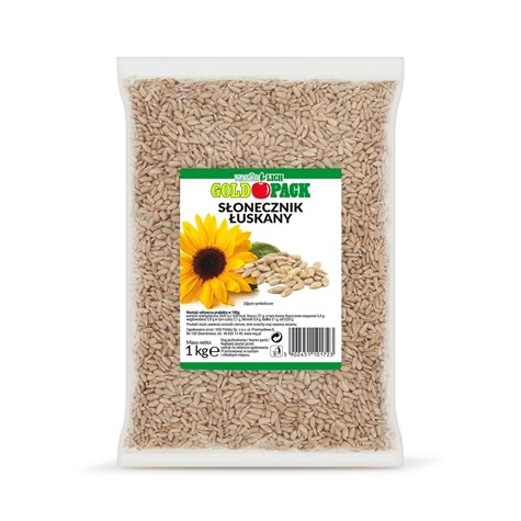 GOLDPACK SŁONECZNIK ŁUSKANY 1kg /10/