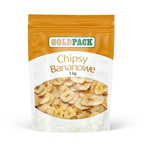 GOLDPACK CHIPSY BANANOWE 1kg /7/