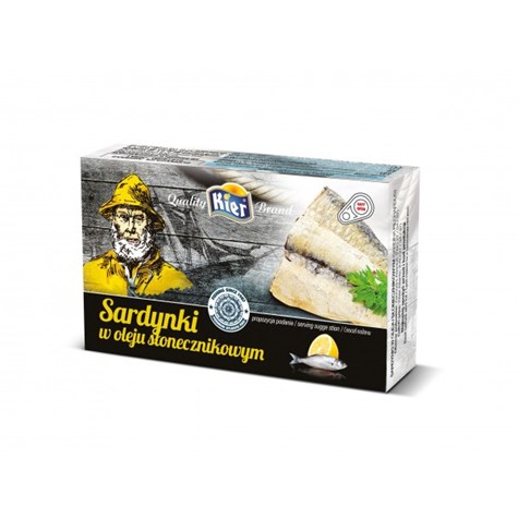 KIER SARDYNKI W OLEJU 120g/88g (50)