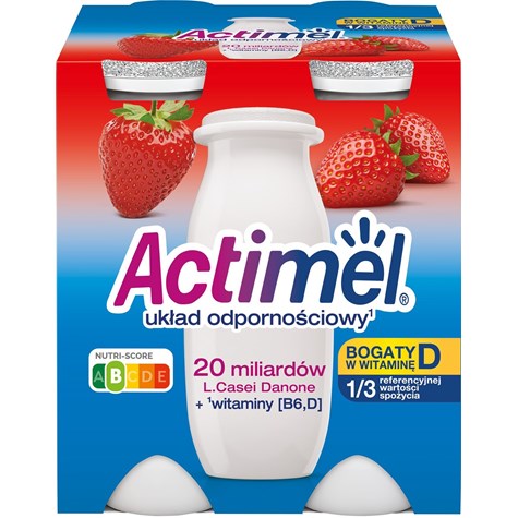 DANONE ACTIMEL 4x100g TRUSKAWKA /6/