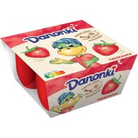 DANONE DANONKI SERKI TRUSKAWKA 4x50g /12/