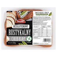 INCOLA CHLEB RUSTYKALNY BIAŁY 235g /12/ BEZGLUTENOWY