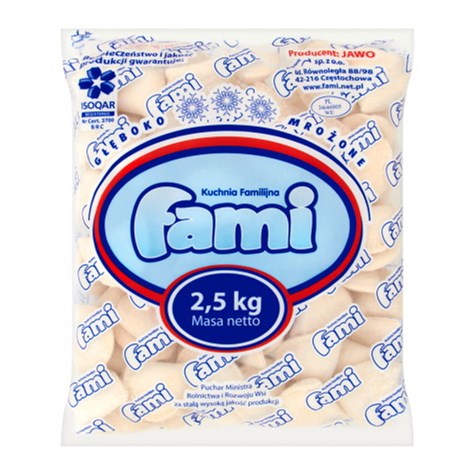 FAMI PIEROGI Z SEREM 2,5kg/2