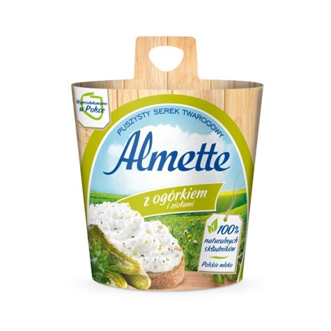 HOCHLAND ALMETTE 150g OGÓREK/ZIOŁA /24/