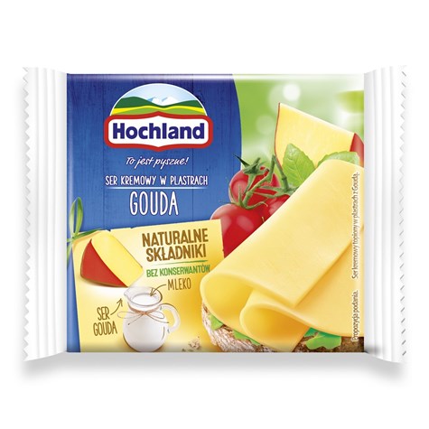 HOCHLAND PLASTRY TOPIONE GOUDA 130g /10/