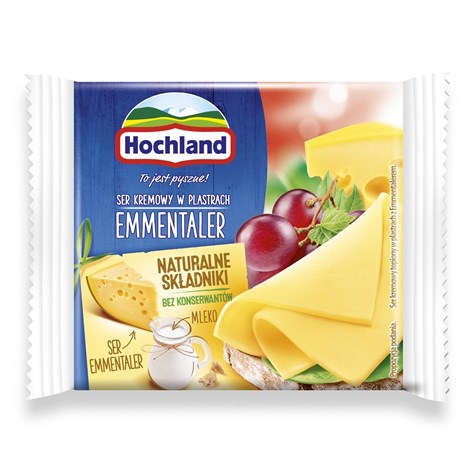 HOCHLAND PLASTRY TOPIONE EMMENTALER 130g /10/