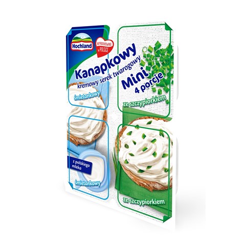 HOCHLAND KANAPKOWY 120g (4x30g) MINI ŚMIET/SZCZ /8/