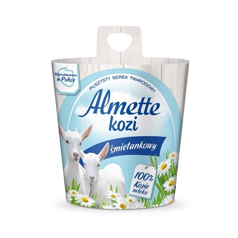 HOCHLAND ALMETTE KOZI ŚMIETANKOWY 135g  /6/