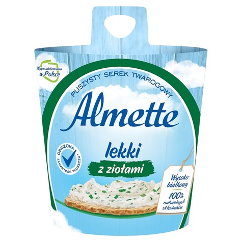 HOCHLAND ALMETTE 150g LEKKI ZIOŁA /24/