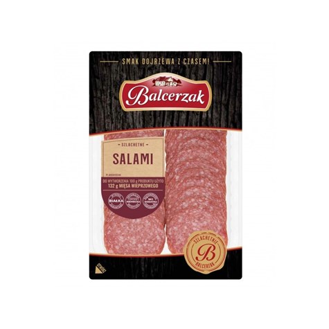 BALCERZAK SALAMI ORYGIN NIEMIECKIE PLASTRY 80g /10/