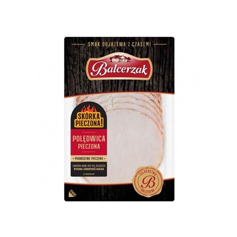 BALCERZAK POLĘDWICA PIECZONA PLASTRY 100g /10/