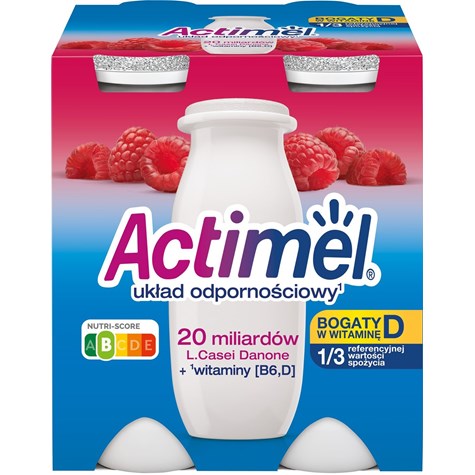 DANONE ACTIMEL 4x100g MALINA /6/