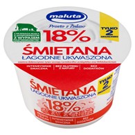 MALUTA ŚMIETANA NATURALNA 200g 18%  /12/