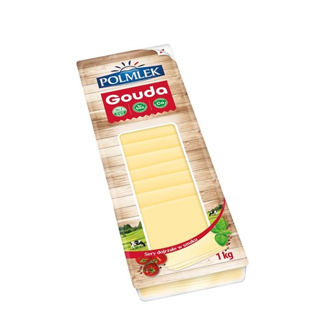 POLMLEK SER GOUDA PLASTRY 1kg /6/
