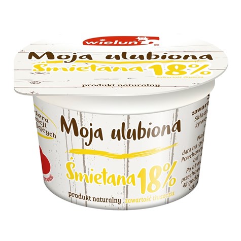 WIELUŃ ŚMIETANA 18% 200g /12/