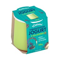 YOMLEKO JOGURT JAGODOWY Z KOLAGENEM 140g 3% /4/ UWAGA: Towar pod zamówienie