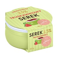 YOMLEKO BIO SEREK TRUSKAWKA 180g 3,5% /4/ UWAGA: Towar pod zamówienie
