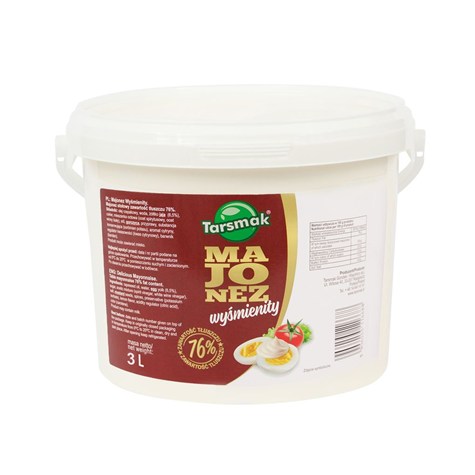 TARSMAK MAJONEZ WYŚMIENITY 76% 3kg wiadro