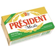 PRESIDENT MASŁO EXTRA SOLONE 200g /20/