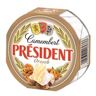 PRESIDENT CAMEMBERT 120g ORZECH /16/