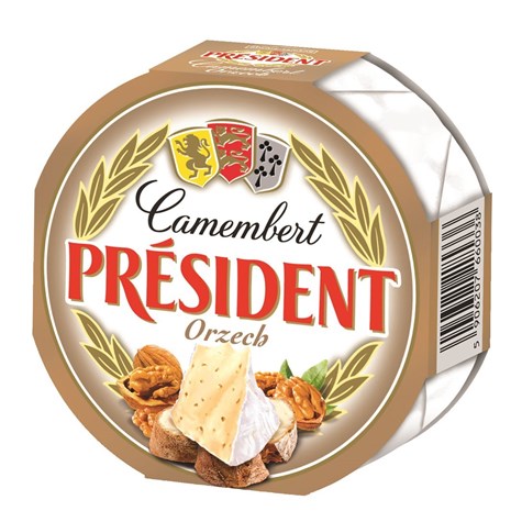 PRESIDENT CAMEMBERT 120g ORZECH /16/