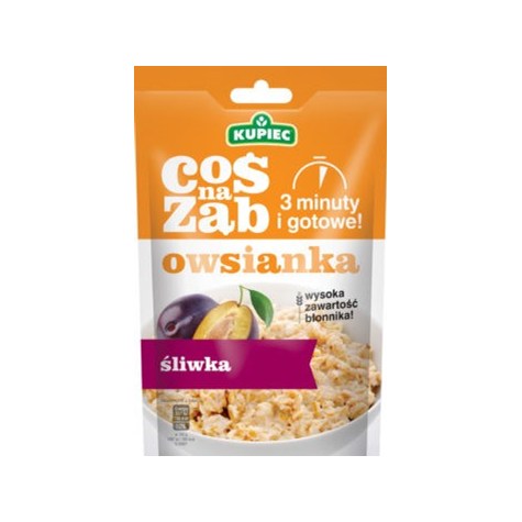 KUPIEC OWSIANKA ZE ŚLIWKAMI 50g /14/ COŚ NA ZĄB