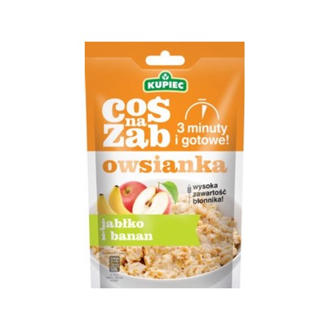 KUPIEC OWSIANKA JABŁKO-BANAN 50g /14/ COŚ NA ZĄB