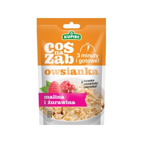 KUPIEC OWSIANKA MALINA-ŻURAWINA 50g /14/ COŚ NA ZĄB