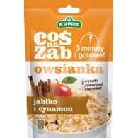 KUPIEC OWSIANKA JABŁKO-CYNAMON 50g /14/ COŚ NA ZĄB