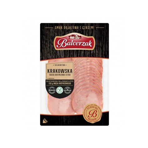 BALCERZAK KRAKOW SUCHA WIEPRZOWA EKSTRA PLASTRY 100g /10/