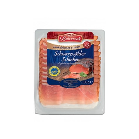 BALCERZAK SZYNKA SZWARCWALDZKA PLASTRY 100g /12/