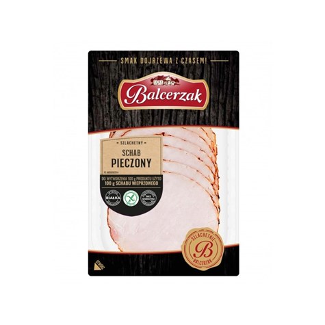 BALCERZAK SCHAB PIECZONY WIEPRZOWY PLASTRY 100g /10/