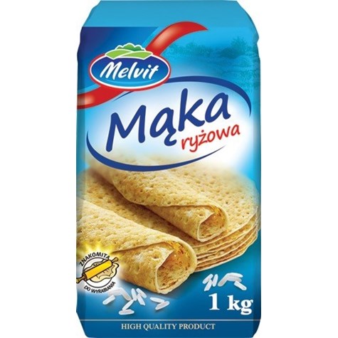 MELVIT MĄKA RYŻOWA 1kg /10/