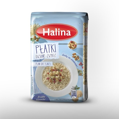 HALINA PŁATKI OWSIANE ZWYKŁE 0,4kg /10/