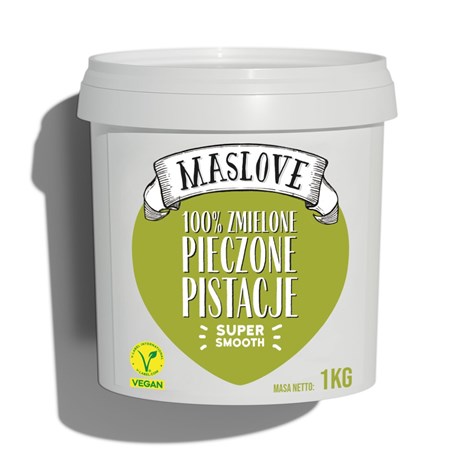 MASLOVE PASTA PISTACJOWA 100% SUPER SMOOTH 1kg/8