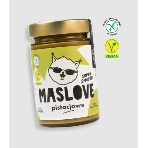 MASLOVE PASTA PISTACJOWA 100% SUPERGŁADKA 290g