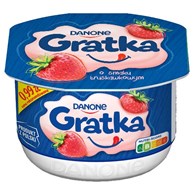 DANONE GRATKA TRUSKAWKA 115g  /12/