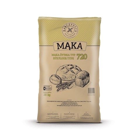 MŁYNY ŻABCZYŃSCY MĄKA TOTA ŻYTNIA 25kg typ 720