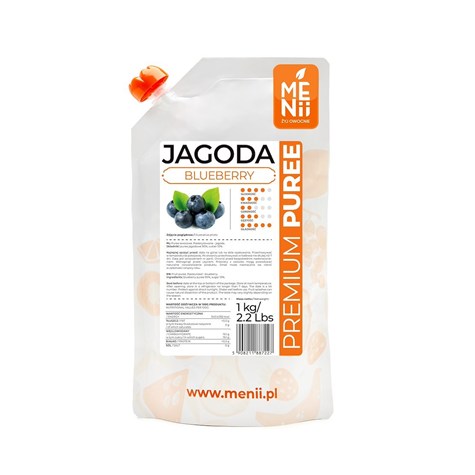 MENII PREMIUM PUREE JAGODA 1kg /5/