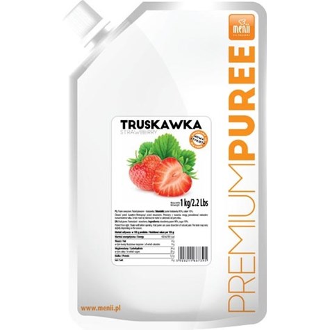 MENII PREMIUM PUREE TRUSKAWKA 1kg /5/