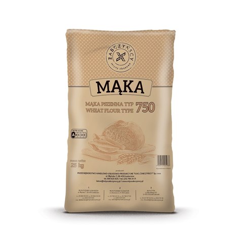 MŁYNY ŻABCZYŃSCY MĄKA TOTA PSZENNA CHLEBOWA 25kg typ 750