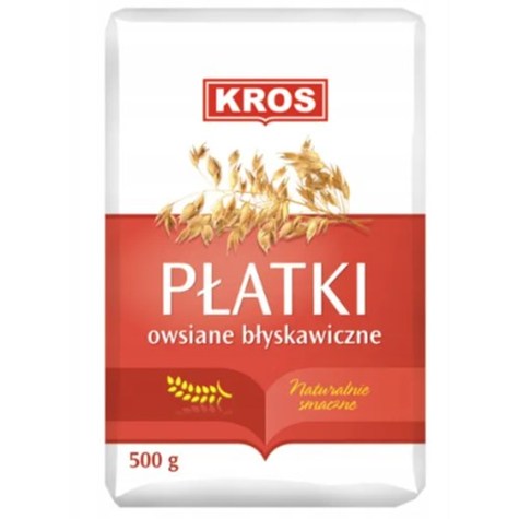 KROS PŁATKI OWSIANE BŁYSKAWICZNE 500G /10/
