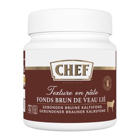 CHEF FOND W PAŚCIE CIELĘCY CIEMNY 0,60kg /6/ bez sol