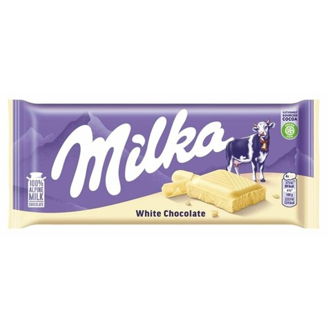 MILKA CZEKOLADA BIAŁA 90g /24/